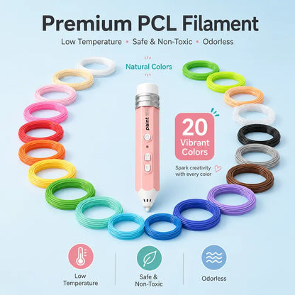 3D Pen Set for Kids, Easy to Use, Learn from Home Art