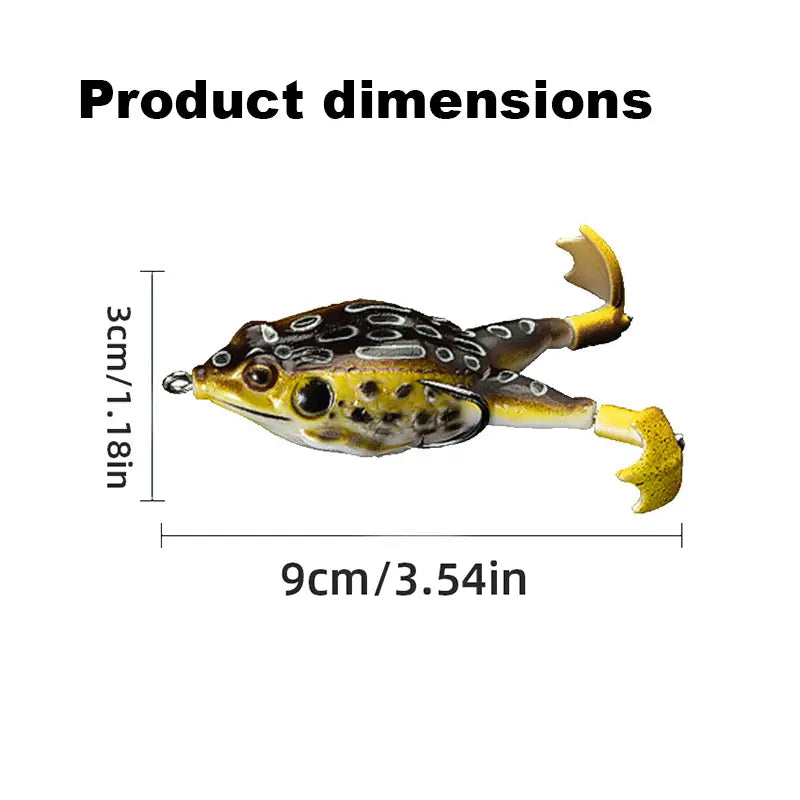 5 Counts/Box Simulated Frog Lure Set