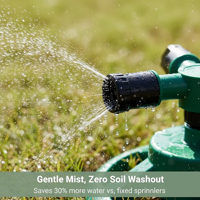 Automatic 360° Rotating Lawn Sprinkler