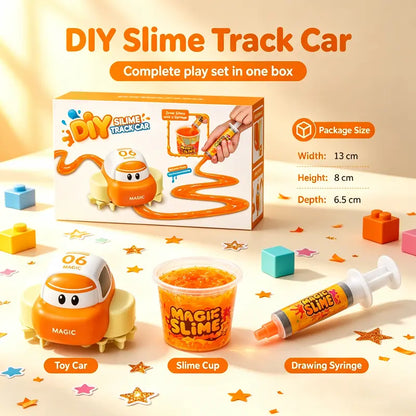Electric Remote Control Race Track Car DIY Slime Road Builder Kit