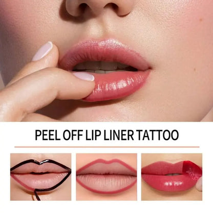 4Pcs Peel off Lip Liner Stain, Lip Gloss Lip Tint Set