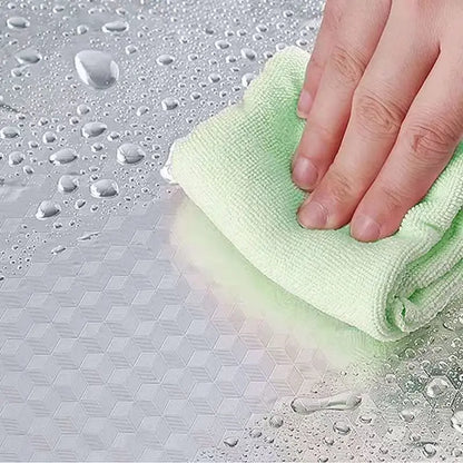 Oil-Proof Aluminum Foil Peel and Stick Wallpaper – Easy Clean Kitchen Protector