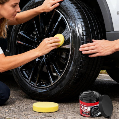Car Tire Shine with Sponge