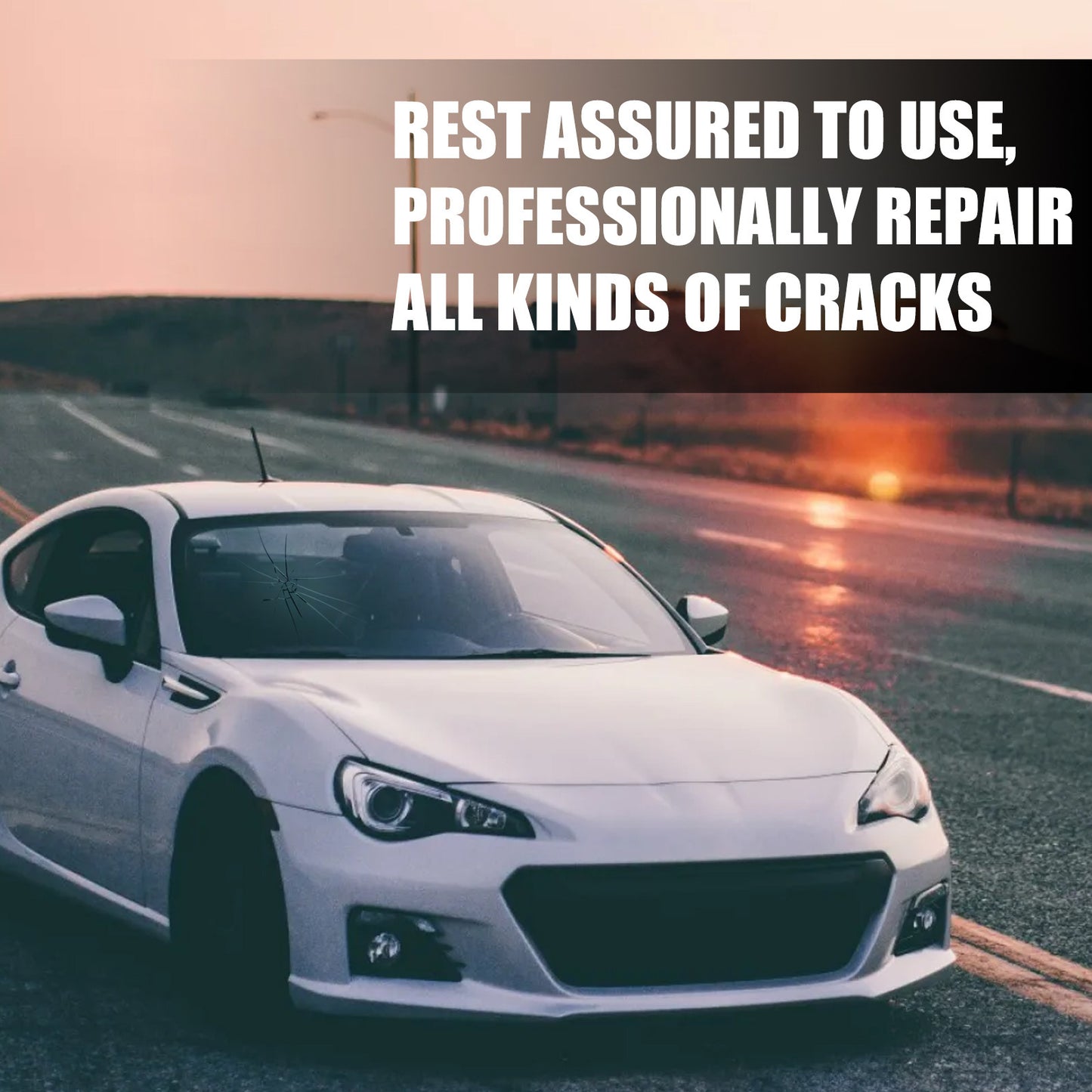 Windshield Crack Repair - Rayhong Car Windshield Crack Repair Kit