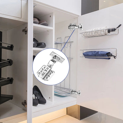 2PCS Overlay Detachable Cabinet Door HydraulicHinges Soft Close Hardware Hinge