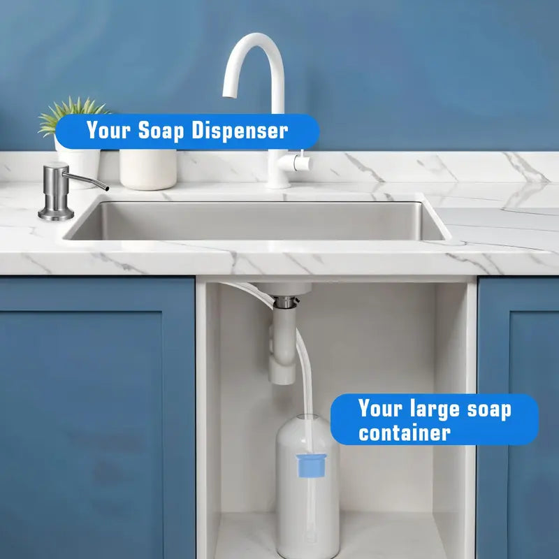 Kitchen Sink Dish Soap Dispenser — Countertop Sink Soap Pump
