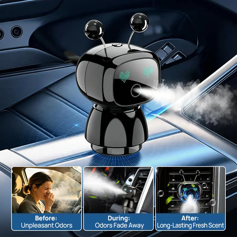 Upgrade Intelligent Robot Aromatherapy Car Diffuser