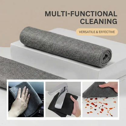 6PCS Thickened Grey Microfiber Cleaning Cloths