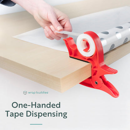 2-Piece Desktop Gift-Wrapping Tape Dispenser