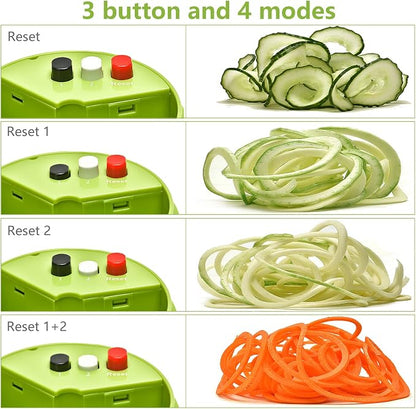 4-in-1 Handheld Spiralizer Vegetable Slicer