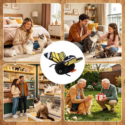 Interactive Electric Butterfly Cat Toy