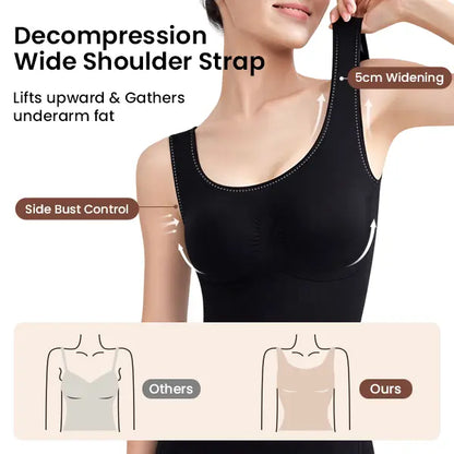 Tummy Control Butt Liftter Faja Bodysuit, Back Support Scrunch Back Open Design