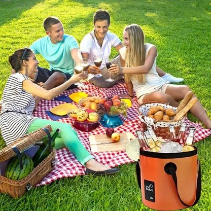 12L/20L Portable Folding Water Storage Bucket