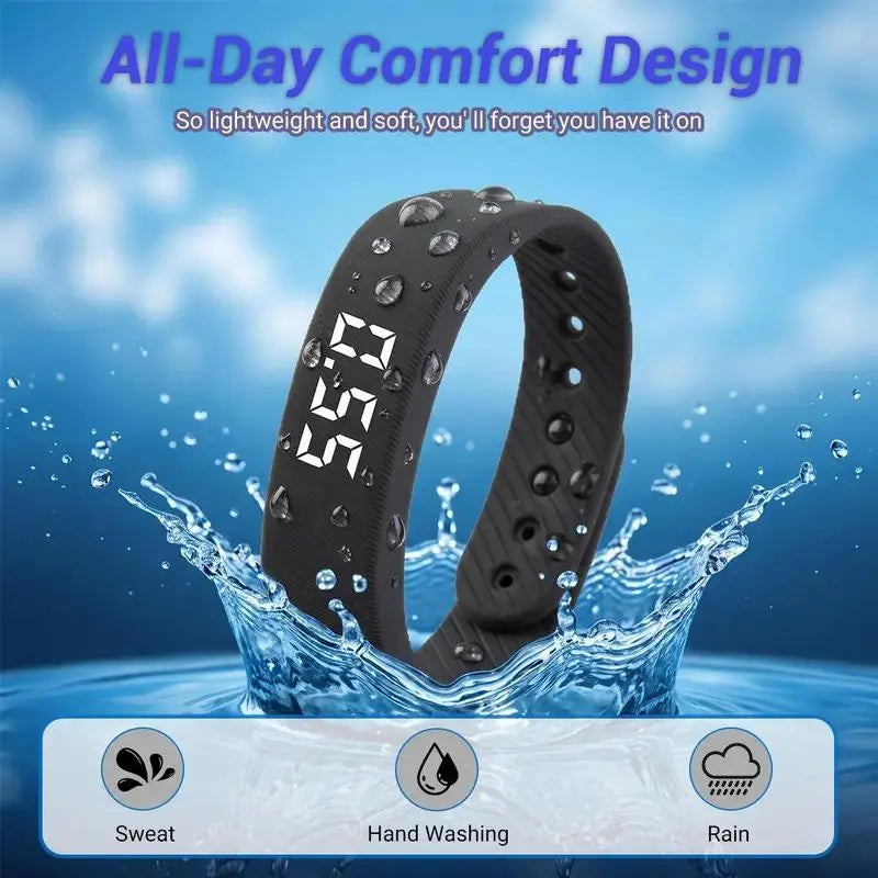 Silent Vibrating Alarm Wristband