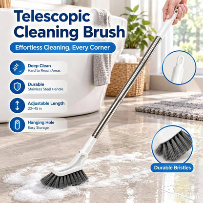 Telescopic Long Handle Crevice Cleaning Brush