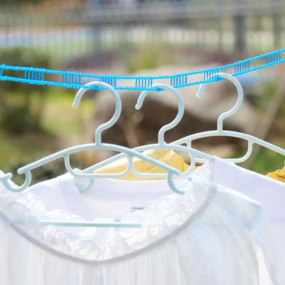 3 Pack Clotheslines for Outside, Adjustable Clothes line