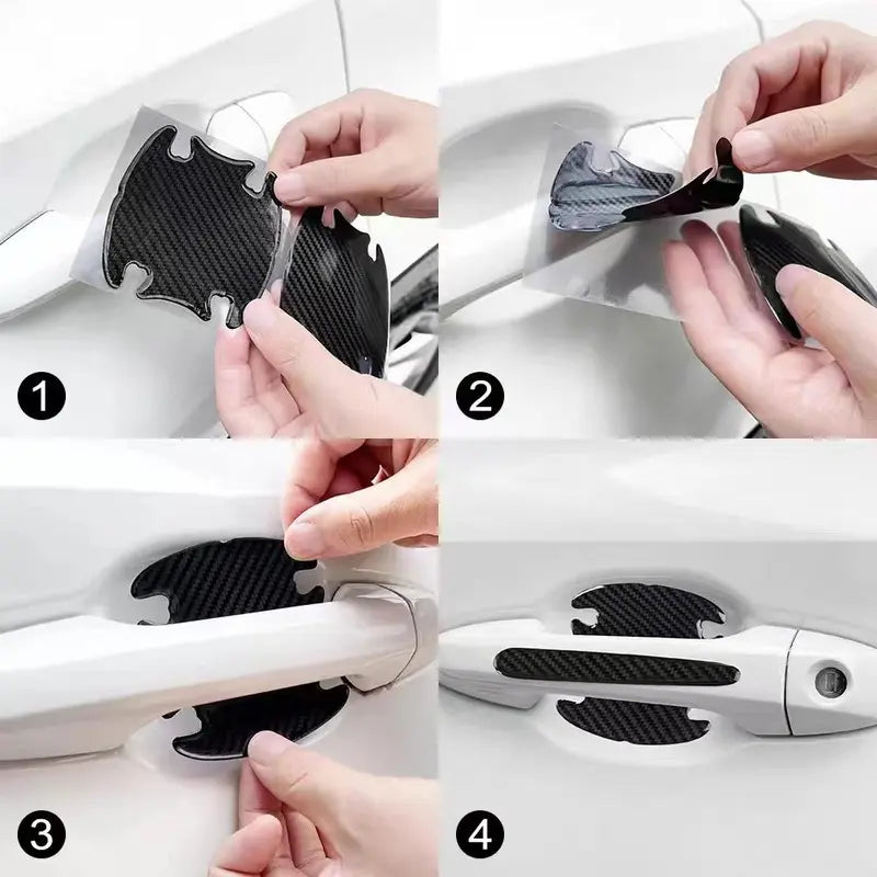 Car Door Handle Protector Stickers Set