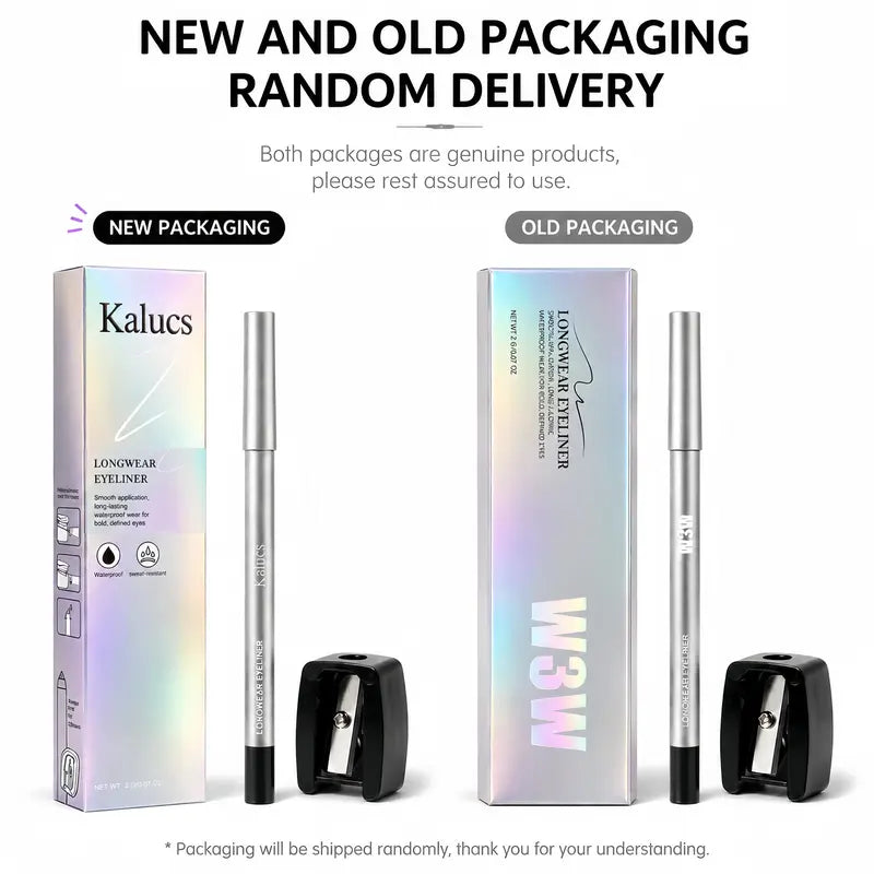 Eye Pencil Eyeliner, Waterproof & Smudge-Proof Longwear Formula for Flawless