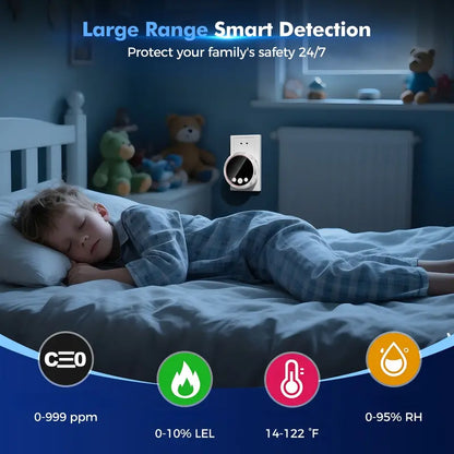 Smart Portable Detector with Temperature Humidity Monitoring