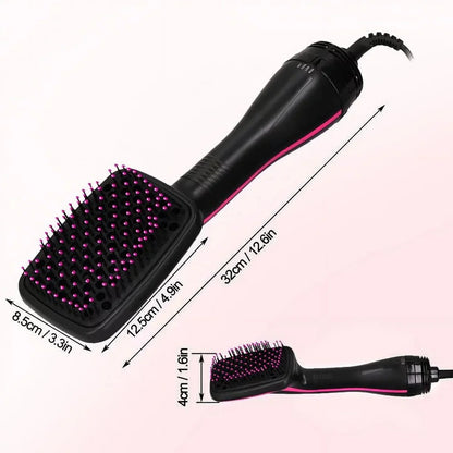 All-in-One Detangling and Straightener Brush for Salon
