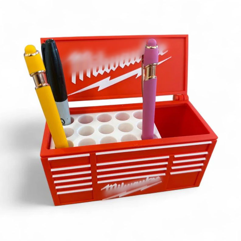 Workbench Toolbox Pen Holder – Tool Box Organizer for Desk