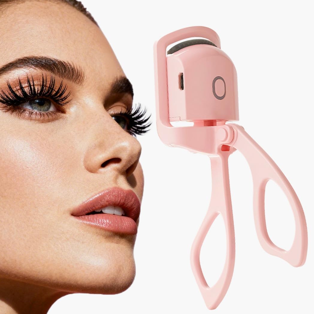 Mini Portable Electric Eyelash Curler for Women -15s Quick Heat, 2-Temperature Control, Anti-Burn Protection