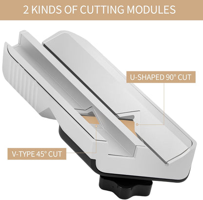 Plasterboard V Chamfer, 45° 90° Drywall Trimming Tool With 10 Blades