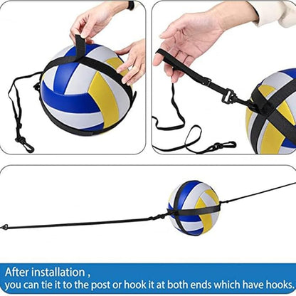 Adjustable Volleyball Spike Trainer for Setting & Hitting Skills