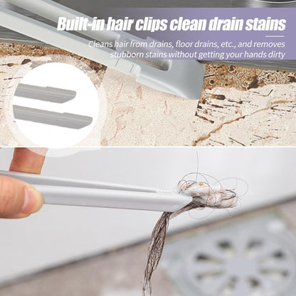 2Pcs Multi-Function Rotating Crevice Cleaning Brush, 360° Rotating No Dead Corners Crevice Gap Brush