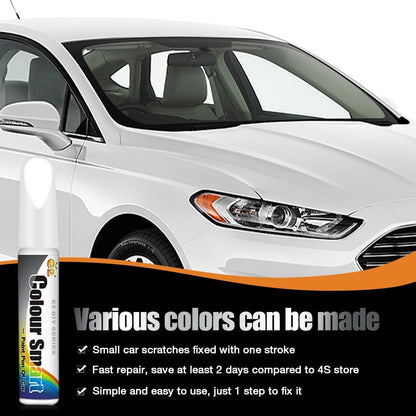 2 In 1 Car Paint Scratch Repair White Automotive Scratches Paint Pen for Erase Car Scratches