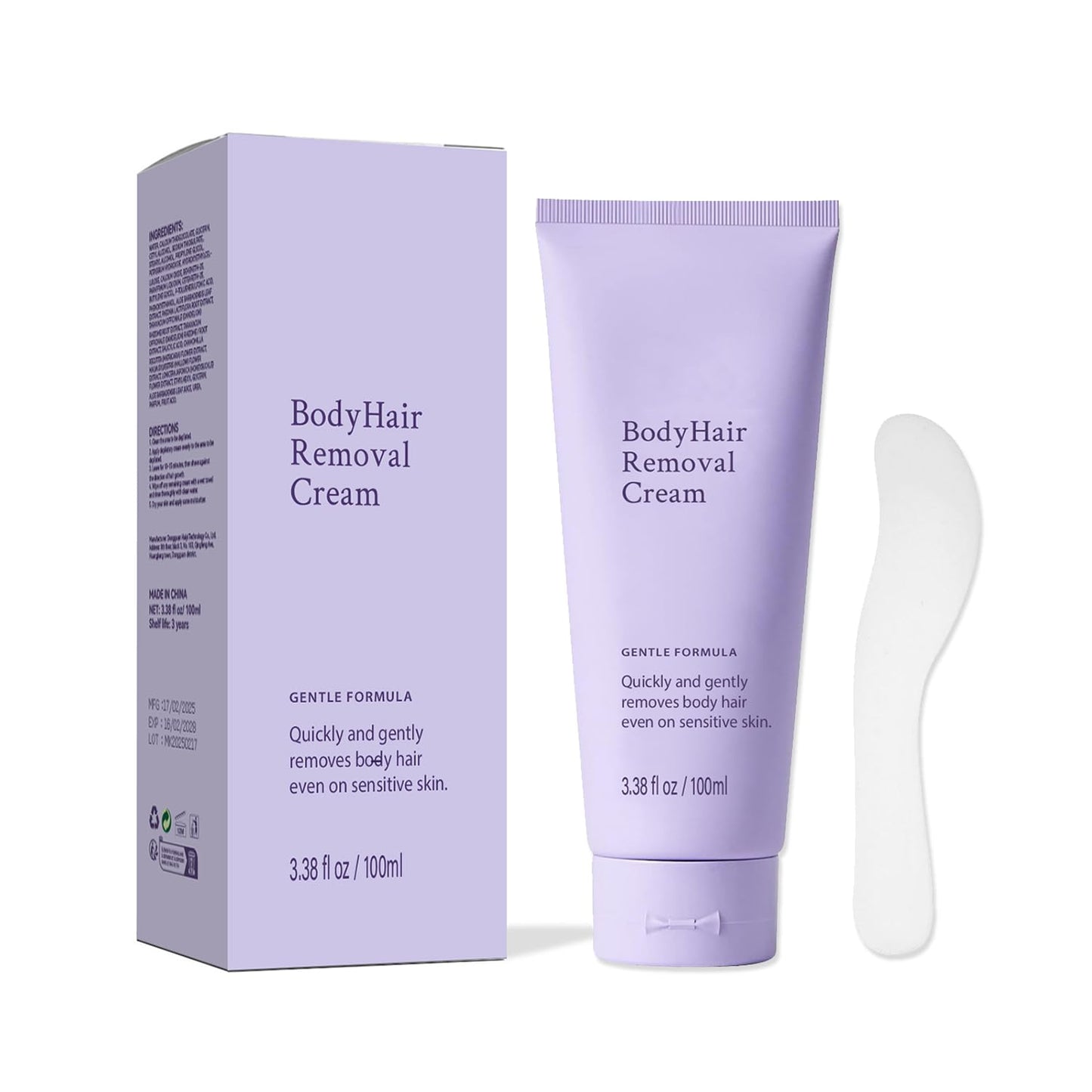 Body Hair Removal Cream for Women & Men- Hair Removal for Body Legs 2-in-1