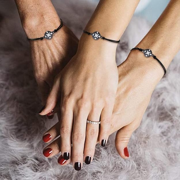 2pcs Unique Grad Cap Box - Adjustable Unisex Bracelet for Primary/Middle School/High School/College Grads