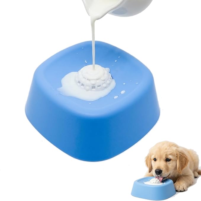 Dog Lick Roll Ball Bowl, Slow Feed Liquid Dog Lick Bowl