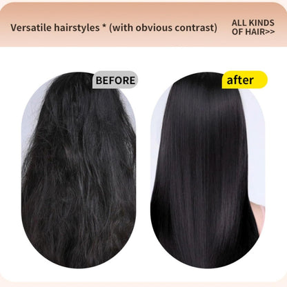Mini Hair Straightener Comb - Negative Ion Cordless Hot Comb for Women and Girls