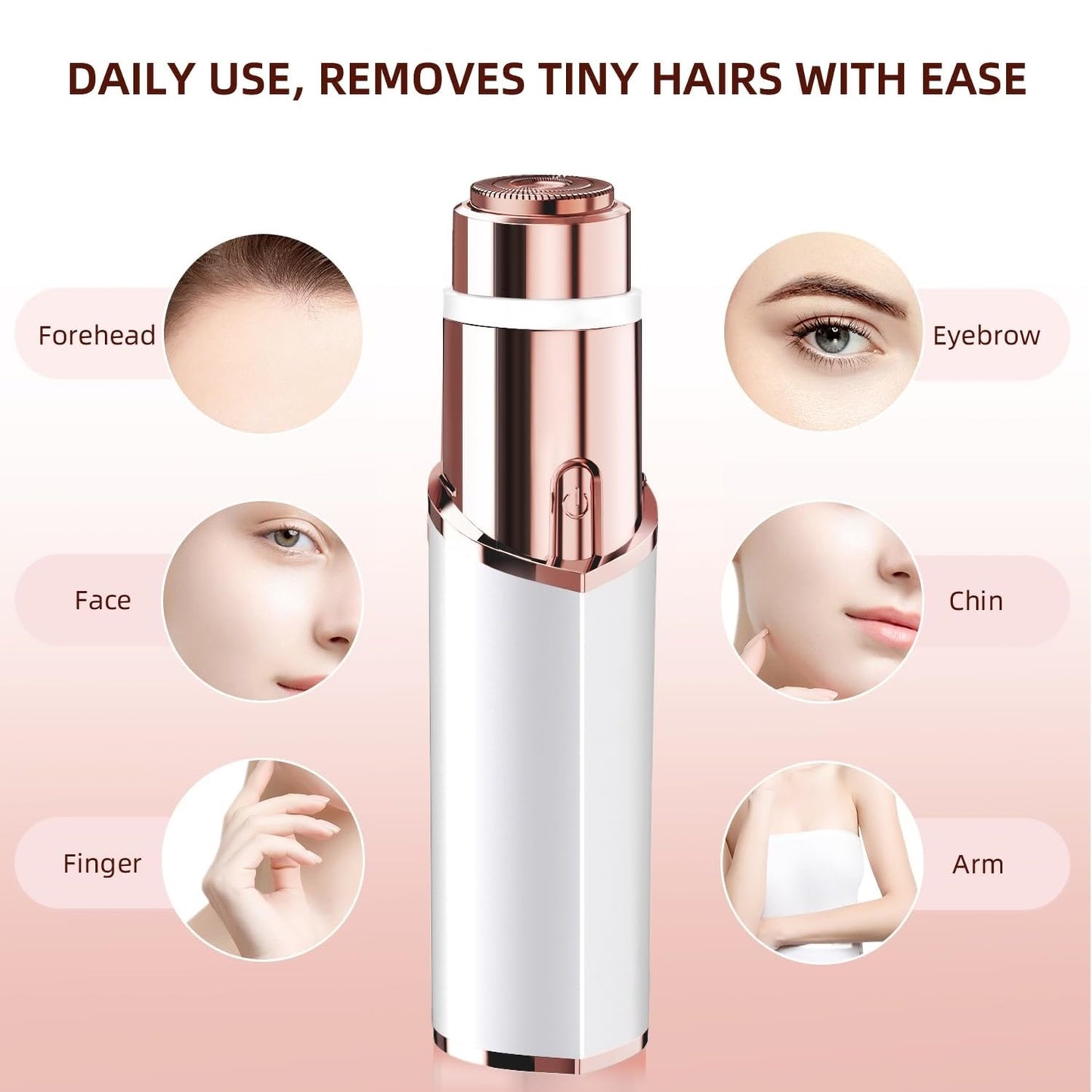 2 in 1 Facial Hair Remover and Eyebrow Trimmer