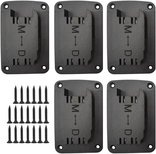 5Pcs Plastics Wall Mounted Clips for M18 18V Series Lithium Battery Tools