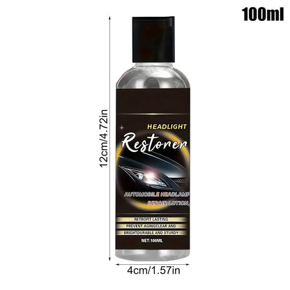 Car Light Refurbishment Liquid Repair Agent - for Removing Haze & Scratches
