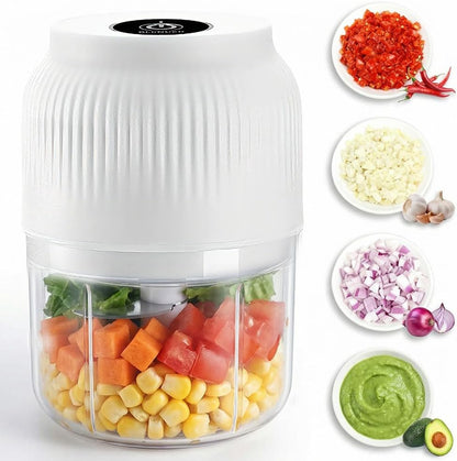 300ml Capacity Electric Garlic Chopper Rechargeable