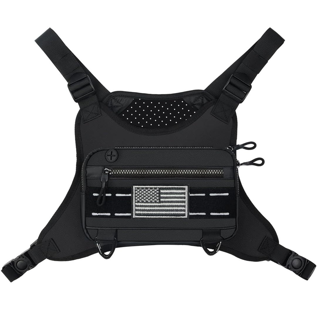 Sports Chest Bag For Men Women, Running Vest Bag With Built
