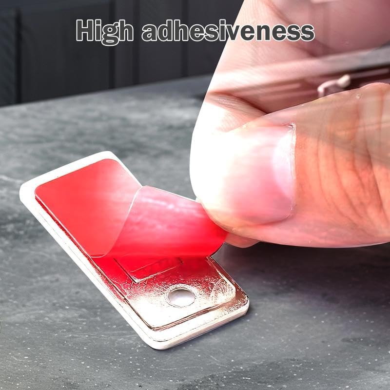 10pcs Cabinet Magnetic Catch Without Punching, Versatile for Cabinets, Drawers & Sliding Doors