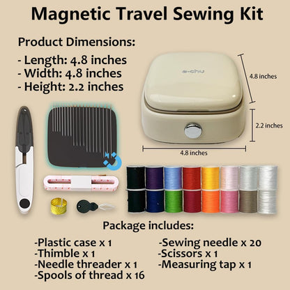 Portable Multi-functional Hand Sewing Needle and Thread Kit Storage Box