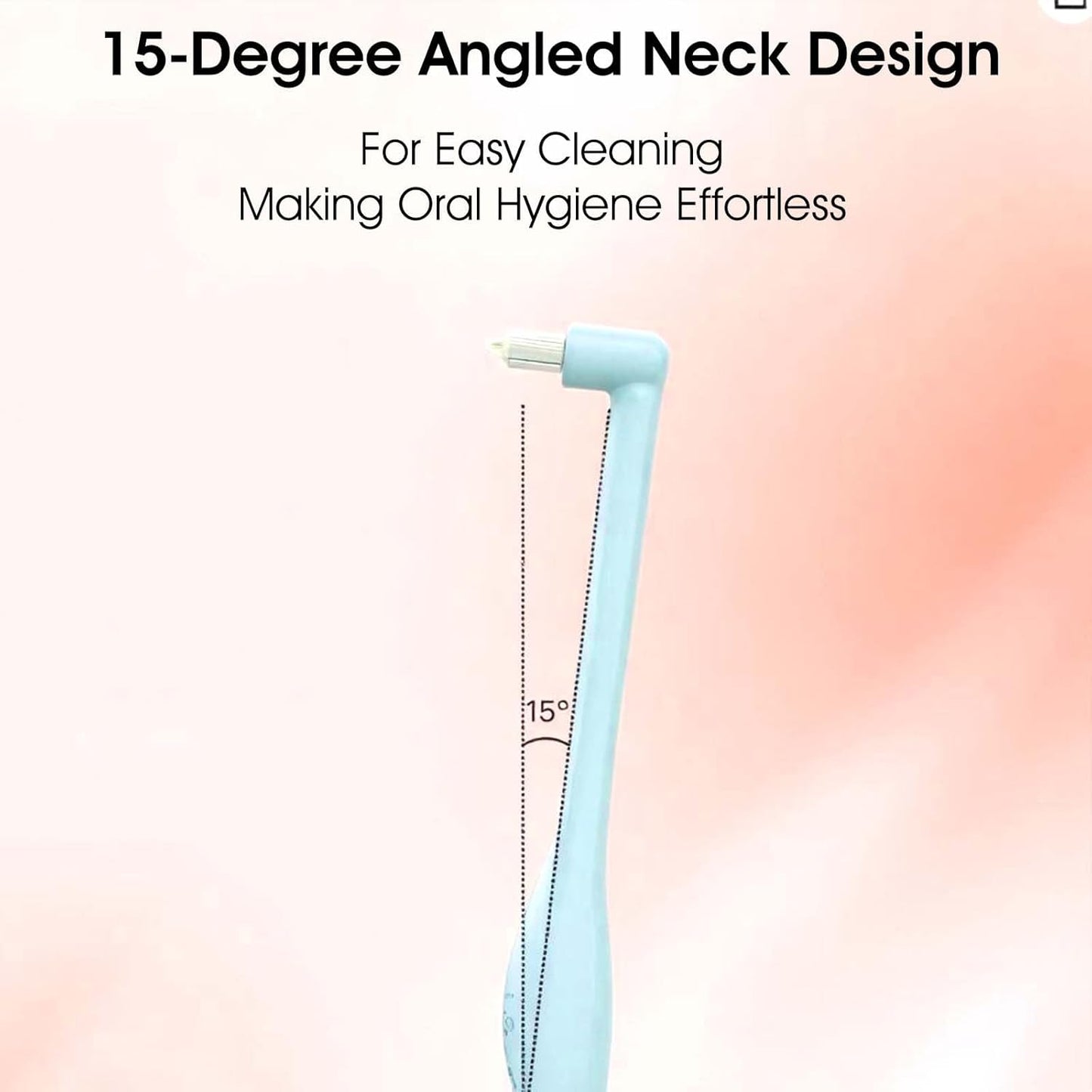4Pcs End Tuft Toothbrush, Small Round Head Braces Toothbrush, Individually Wrapped Small Toothbrushs for Gums