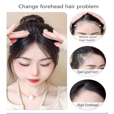 Bangs Hair Clip in Bangs Fringe with Temples Hairpieces for Women