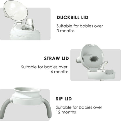 Drinking Bottle and Non-Slip Handles for Baby Toddlers