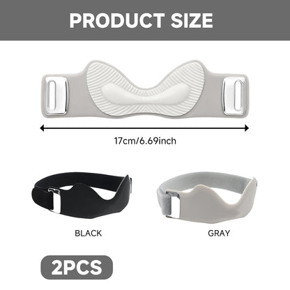 2Pcs Flex Wrap Silicone Patellar Tendon Support Strap, Adjustable Patella Support Band, Knee Brace for Men Women