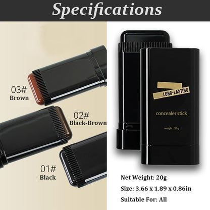 2pcs 2-in-1 Waterproof & Sweat-Proof Portable Hair Dye Comb Stick
