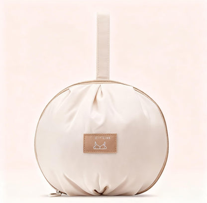 Portable Travel Underwear Organizer Bag Multi-Compartment Storage Bag for Clothes, Bras, and Accessories