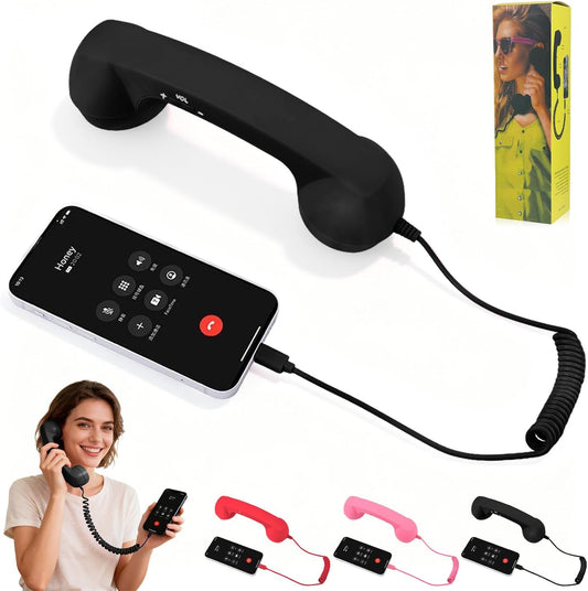 Retro Phone Handset, 2026 New Retro Style Type-C