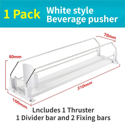 Soda Can Organizer for Refrigerator - Drink Pusher Automatic Drink Replenishment Machine