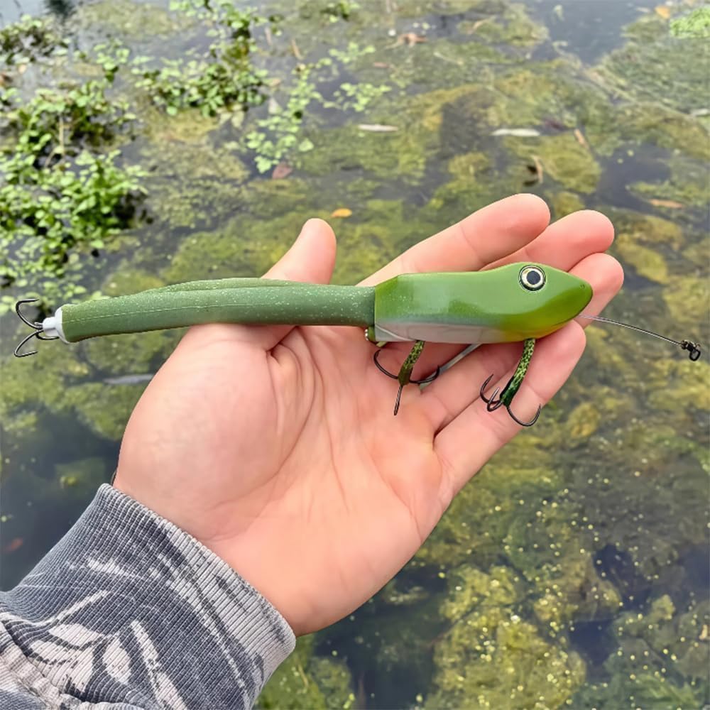 Premium Topwater Frog Fishing Lure - Pike in Freshwater & Saltwater